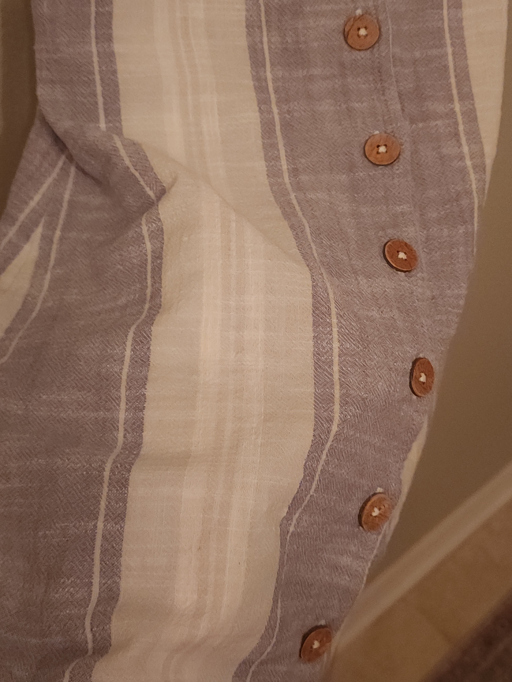 RIP CURL 🤙🏄♀️ Classic Surfer Print Bamboo Button up Linen Dress - Picture 8 of 11